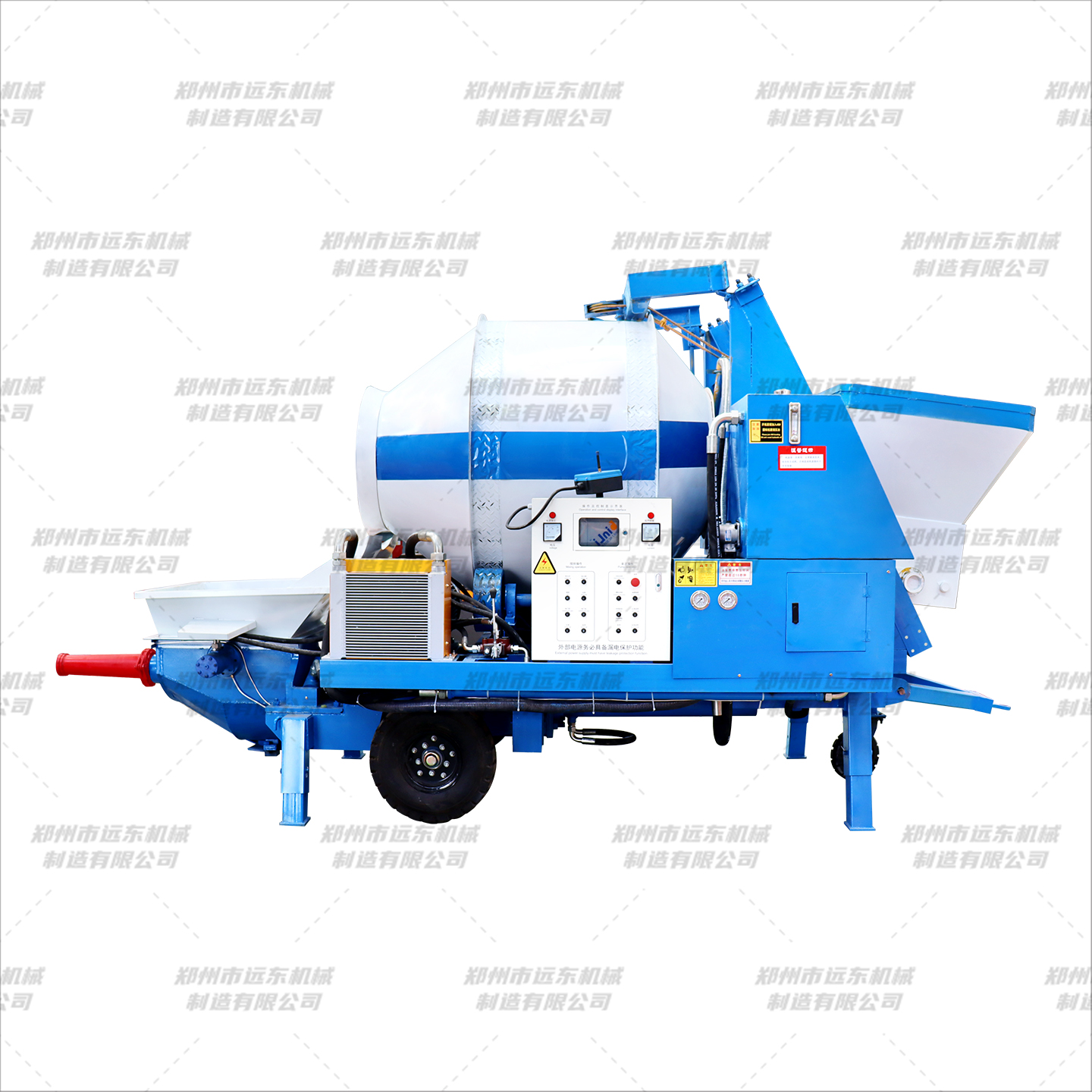 混凝土攪拌輸送一體機(jī)(圖2) 混凝土攪拌輸送一體機(jī)(圖2)